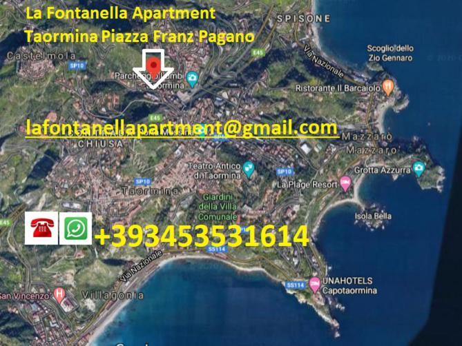 La Fontanella Apartment Taormina Exteriér fotografie